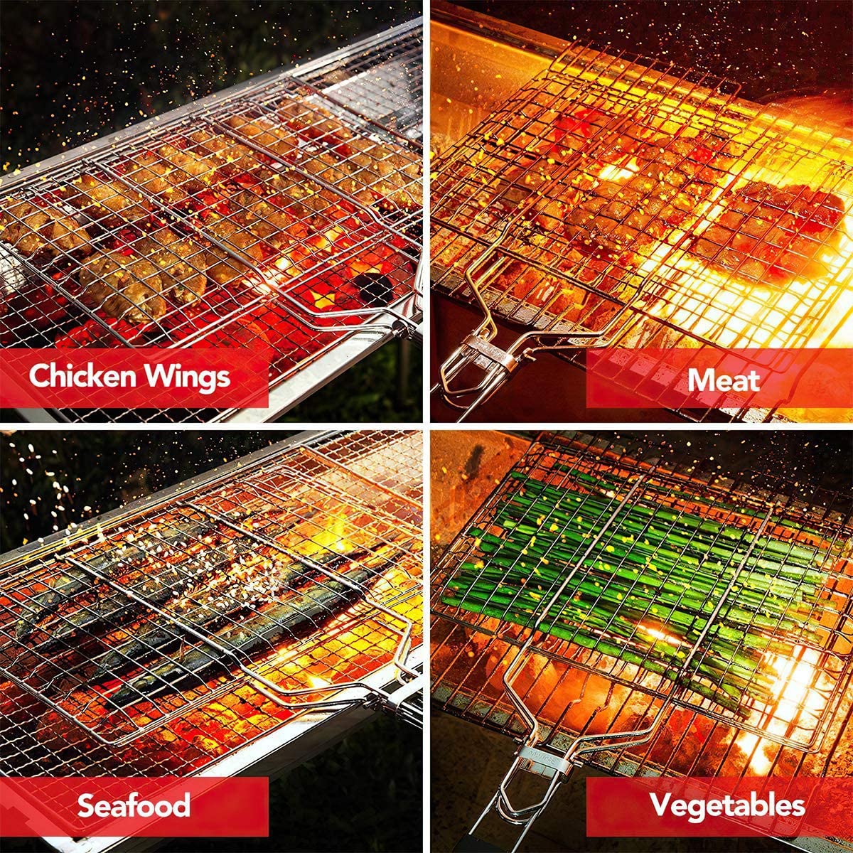 Portable Stainless Steel BBQ Grill