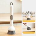 Adjustable Soap Dispenser Dish Cleaning Brush