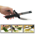 2-in-1 Clever Cutter Kitchen Scissor Knife