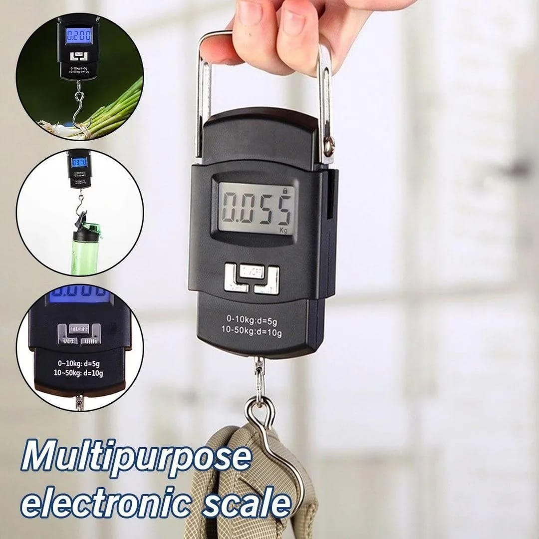 Portable Digital Kitchen & Luggage Scale – 50kg Capacity