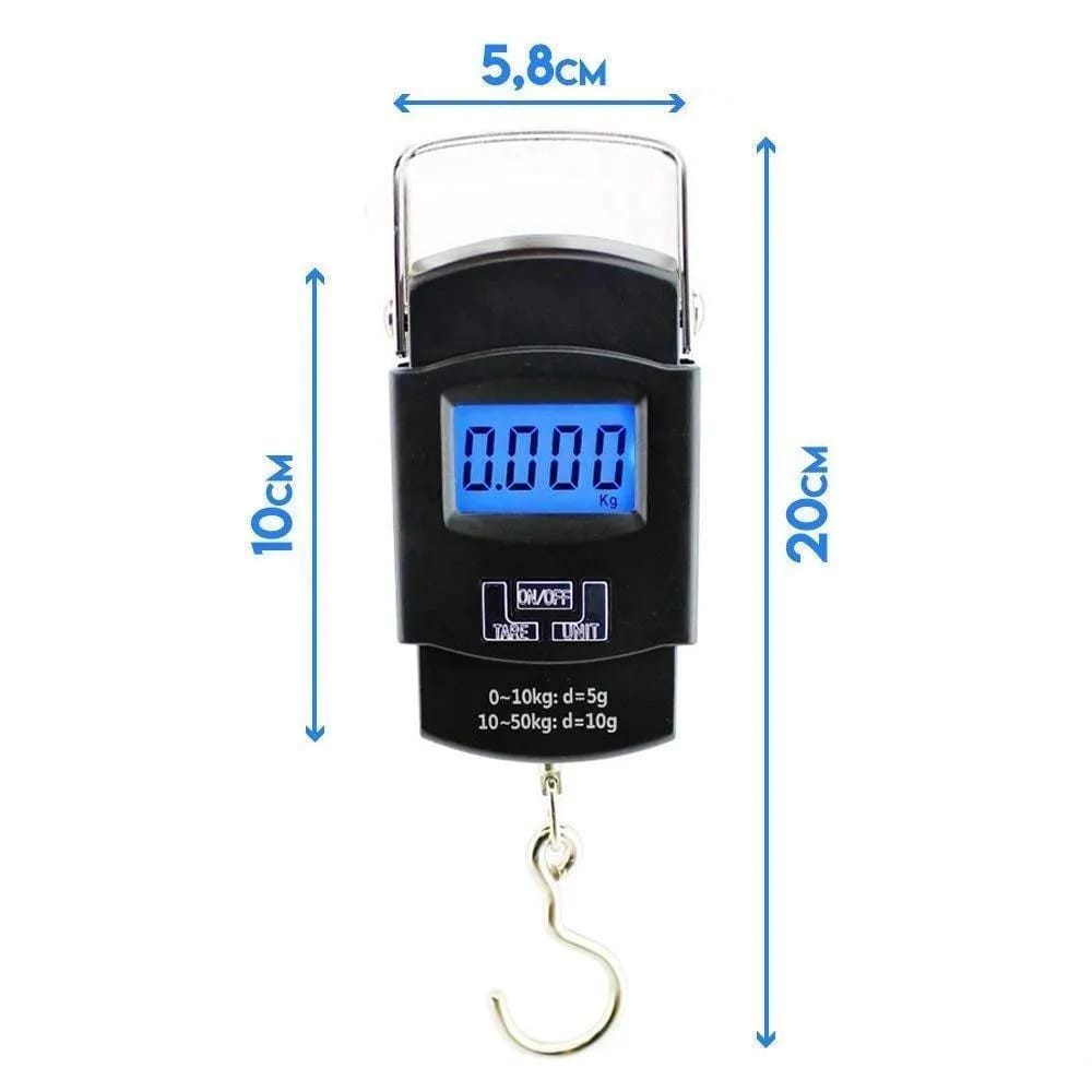 Portable Digital Kitchen & Luggage Scale – 50kg Capacity