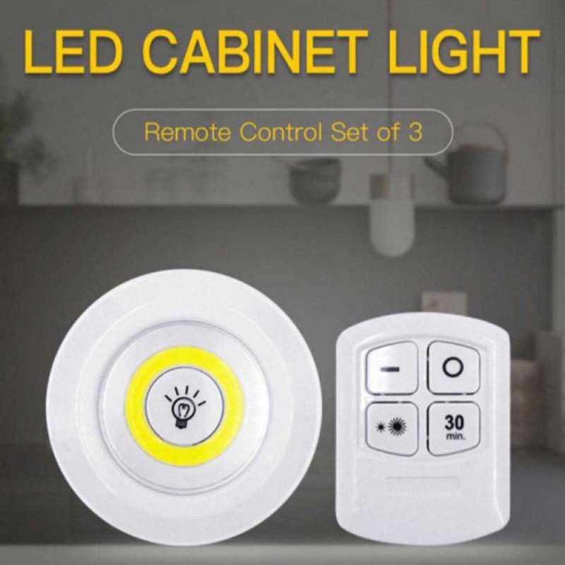 Wireless LED Cabinet Tap Lights Set