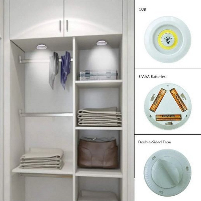 Wireless LED Cabinet Tap Lights Set