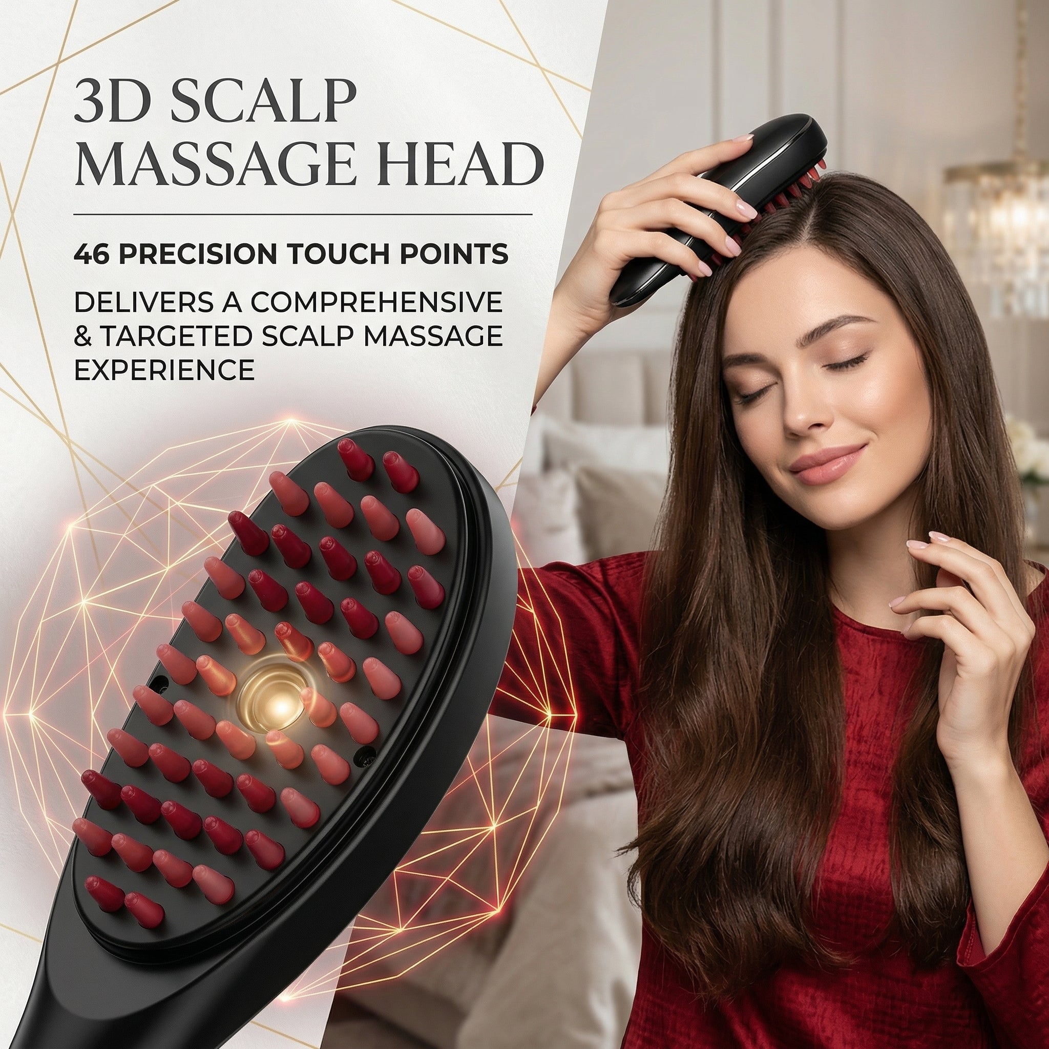 Steam LED Hair Growth Comb